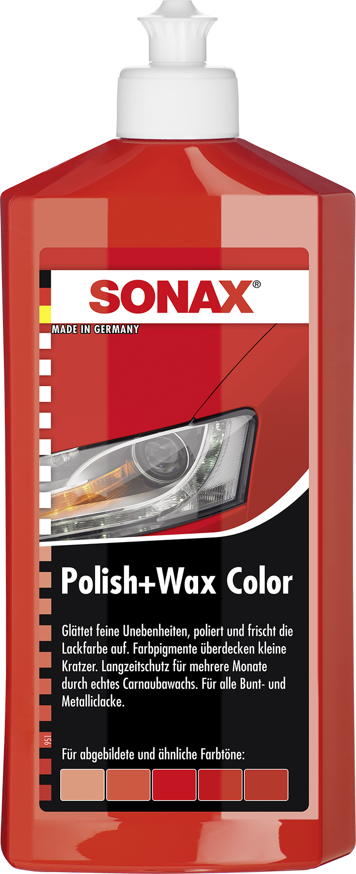 Pasta za poliranje u boji Nano Pro 500ml  crvena Sonax