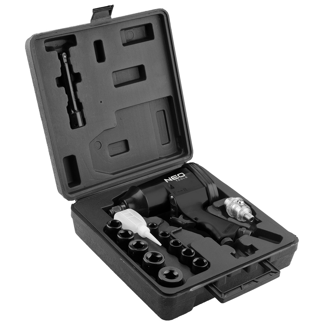 Set pneumatski udarni odvijač 1/2" + nasadni ključevi 9-27mm