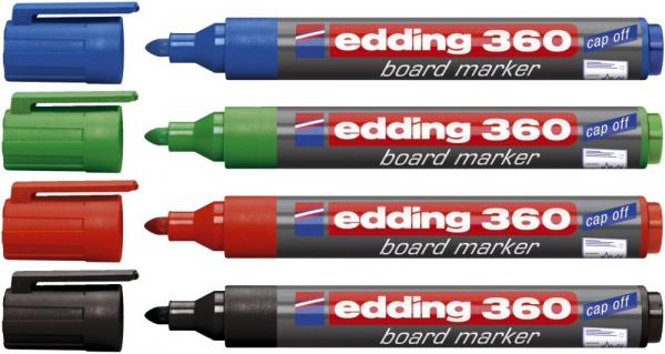 Set markera za belu tablu 1.5-3mm Edding 360 4/1