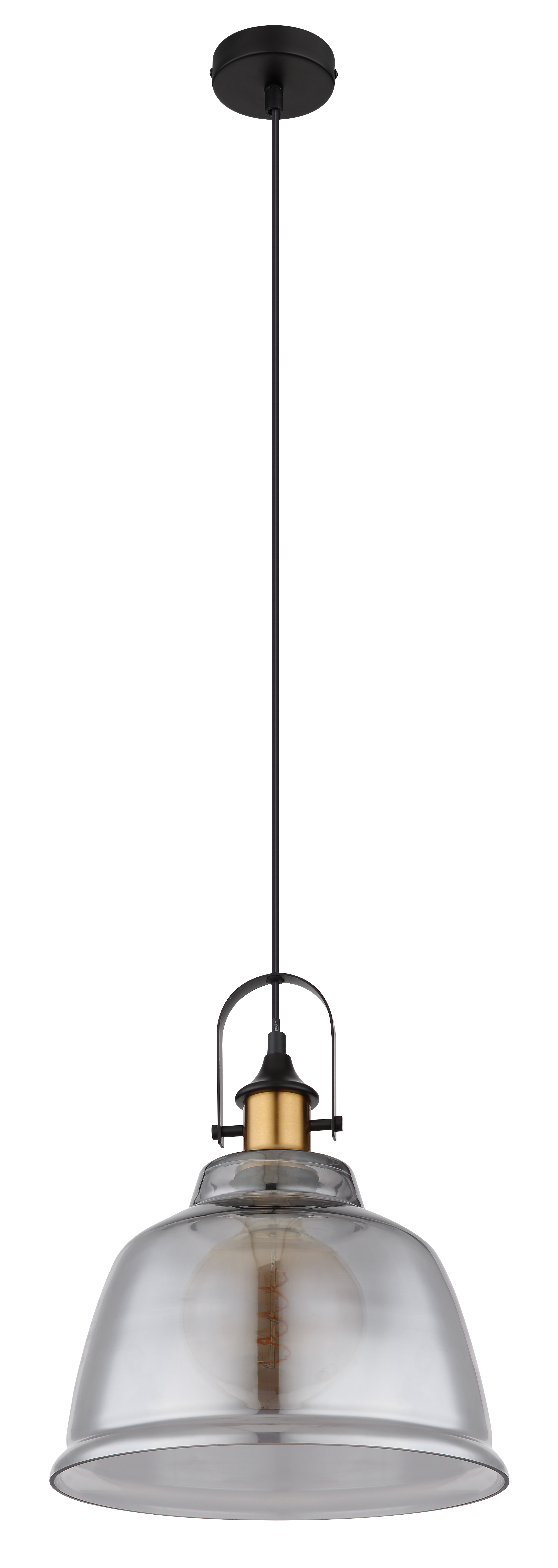 Plafonska svjetiljka-visilica Dorothea E27 1x60W crna Globo