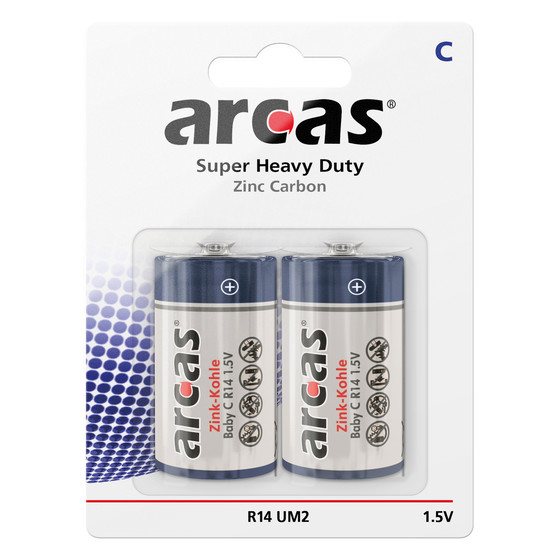 Baterija Baby R14  2xC  1.5V 2/1 Arcas