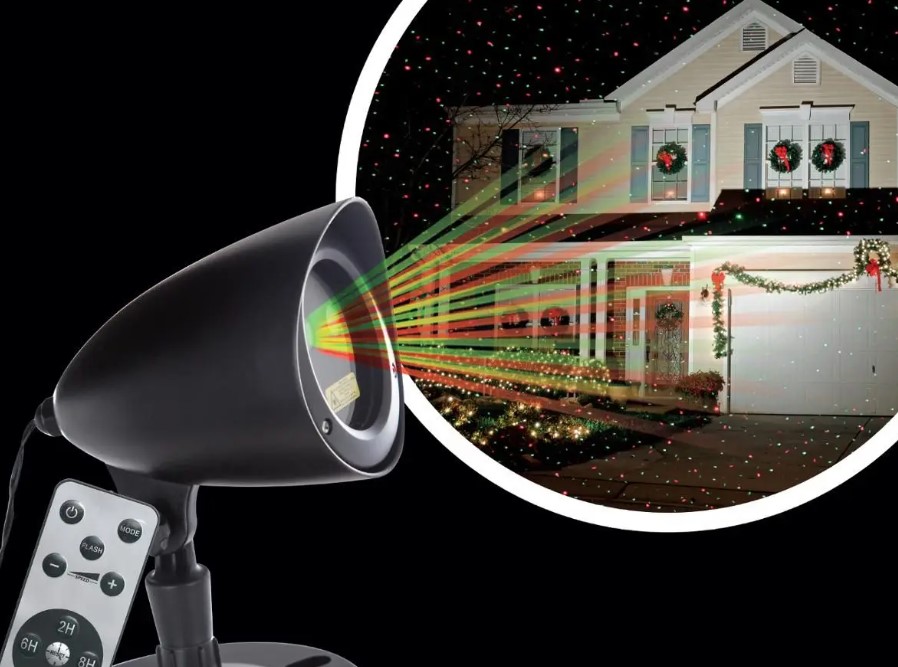 Laserski projektor-zelena/crvena sa daljinskim i tajmerom Feeric