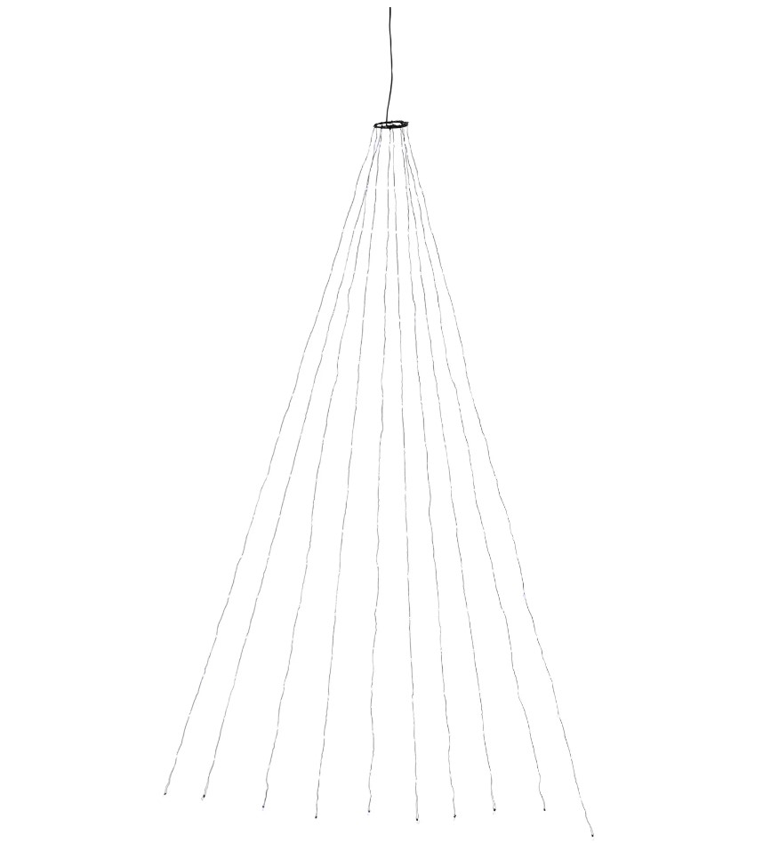 Novog. lampice 170 Microled hladno bele-10 traka visine 165cm Feeric