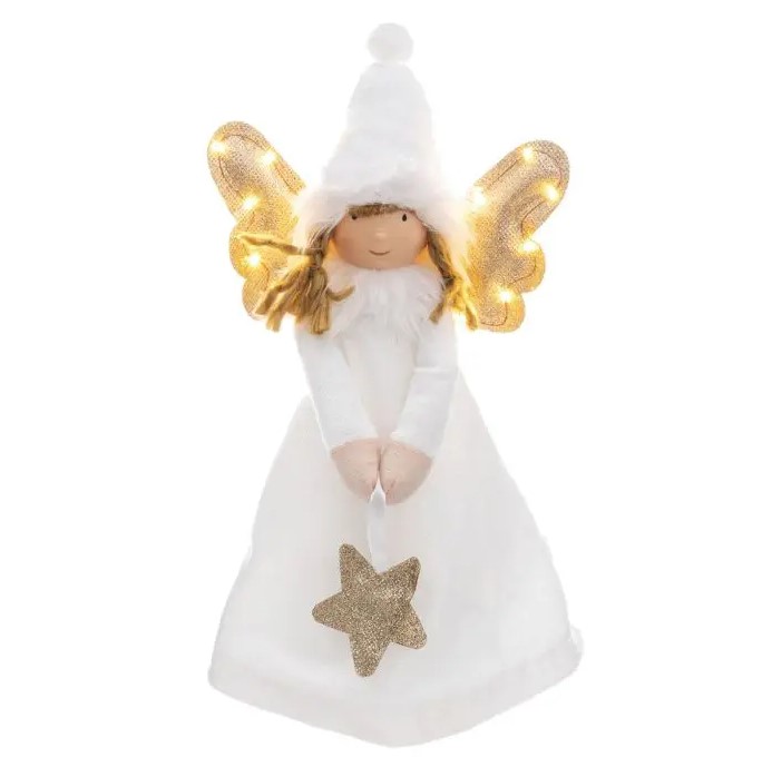 Dekor. figura-anđeo sa LED lampicama 28cm F. Lights and Christmas