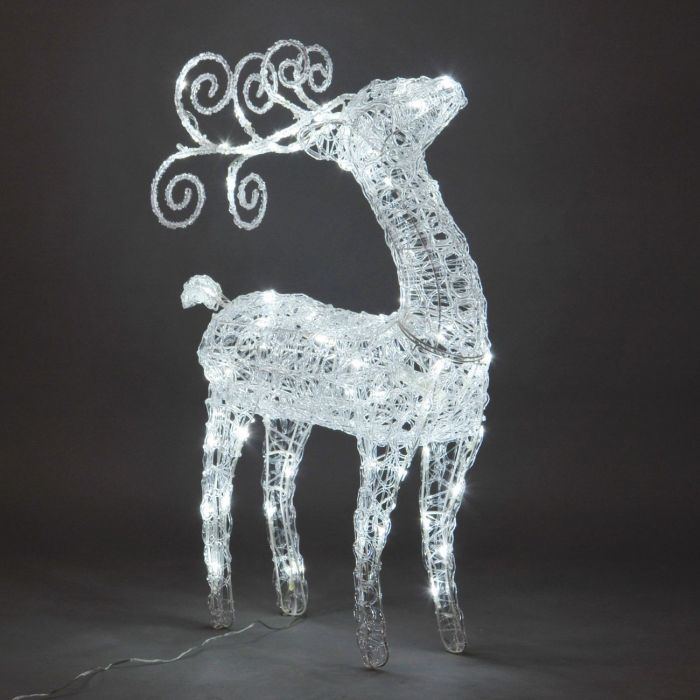 Novog. ukras Led svetleći jelen 93x56cm E.Denis