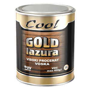 COOL GOLD Lazura za drvo 0.75l  01 Nevena color
