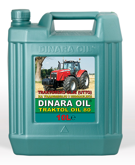 Ulje za traktore TRAKTOL OIL 80 10l mineralno Dinara Oil