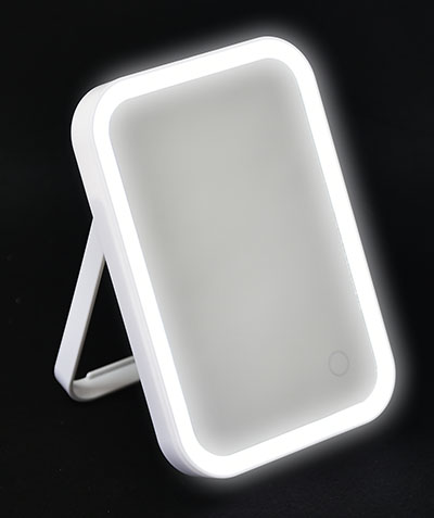 Ogledalo stono sa LED osvetljenjem belo Tendance