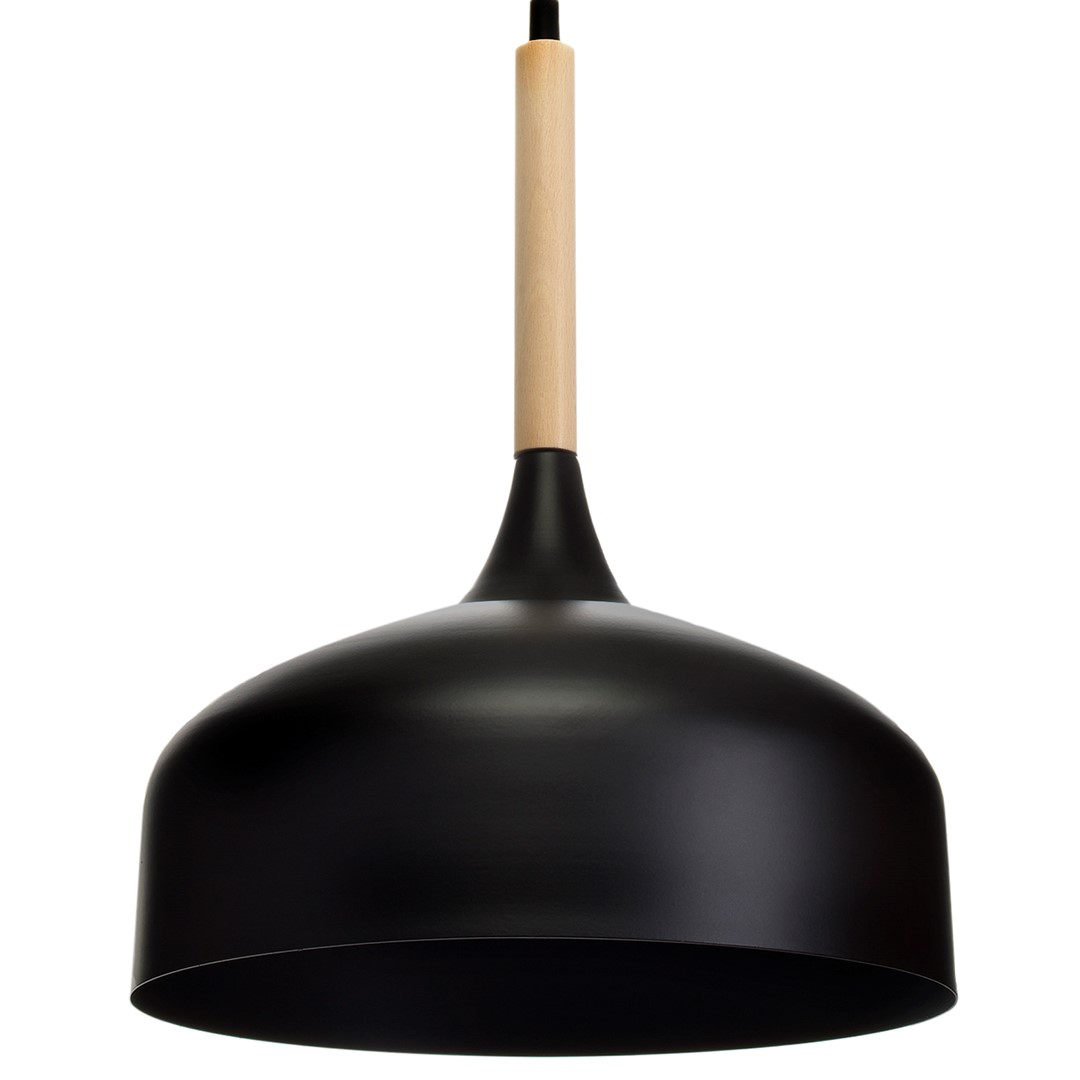 Plafonska svetiljka-visilica Taylor 30x50-90cm 60W E27 crna Milagro