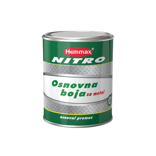 Hemmax Nitro osnovna boja za metal siva 25kg