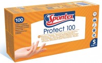 Rukavice za jednokr. upotrebu Protect 100 vel. S 100/1 Spontex