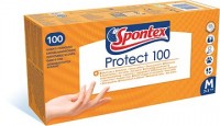 Rukavice za jednokr. upotrebu Protect 100 vel. M 100/1 Spontex