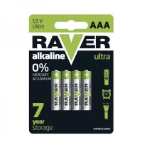 Baterija RAVER alkalne AAA 4/1