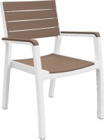 Baštenska stolica Harmony 58x62x86cm bela/kapućino