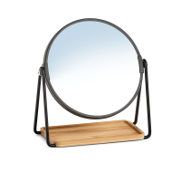 Ogledalo stono 1x/2x fi 17.5x20.5cm crno Zeller
