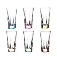 Garnitura čaša Fusion colors 380ml
