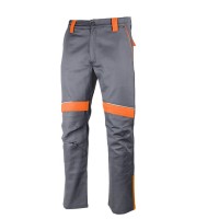 Radne pantalone GREENLAND vel. 54 260g/m2 sive/narandž. Lacuna