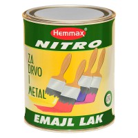 Hemmax Nitro emajl lak za drvo i metal 0.75l Nevena color