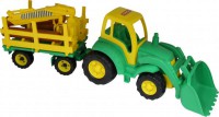 Dječija igračka traktor Champion + prikolica za prevoz drva sort