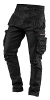 Radne pantalone sa džepovima DENIM 410g/m2 vel. M crne Neo