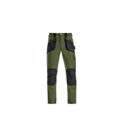 Pantalone SLICK masl. zelene/crne vel. M 260 g/m2 Kapriol