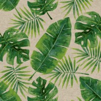 Salvete Tropical Leaves 33x33cm dvoslojne 25/1 Paper+Design