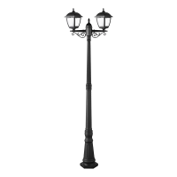 Baštenska svetiljka-fenjer Paul 2xE27 maks. 60W crna Elmark