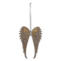 Novog. kićanka-krila andjela 7x10cm boja zlata/boja srebra Atmosphera