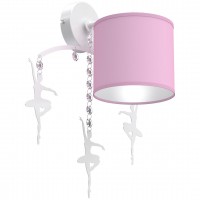 Dečija zidna lampa Balletric 38x22x48cm 1xE27 60W roza Milagro