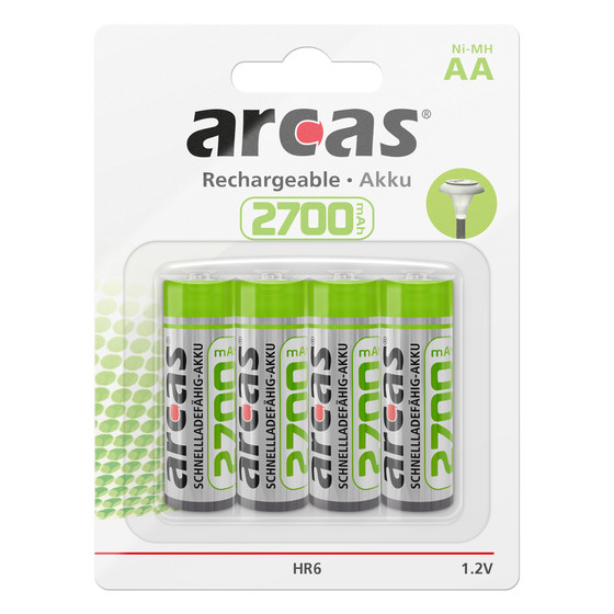 Punjiva baterija HR6  AA 2700mAh 1.2V  4/1 Arcas